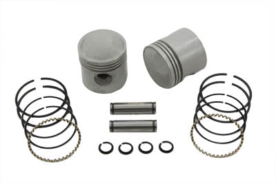 61 Overhead Valve 3-5/16 Piston Set Standard Size