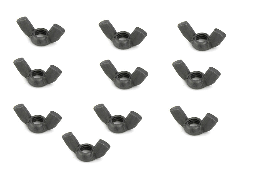 Parkerized 6 Volt Battery Rod Wing Nuts