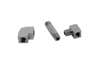 Chrome Oil Gauge Fitting Kit