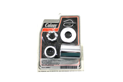 Rear Axle Spacer Kit Chrome