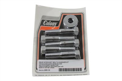 Rear Pulley Bolt and Washer Kit Hex Style
