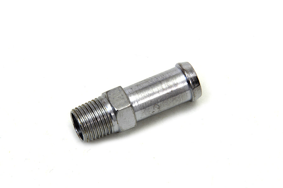 Chrome Gas and Oil Line Fitting