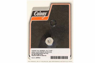 Oil Pump Screen Check Relief Plug