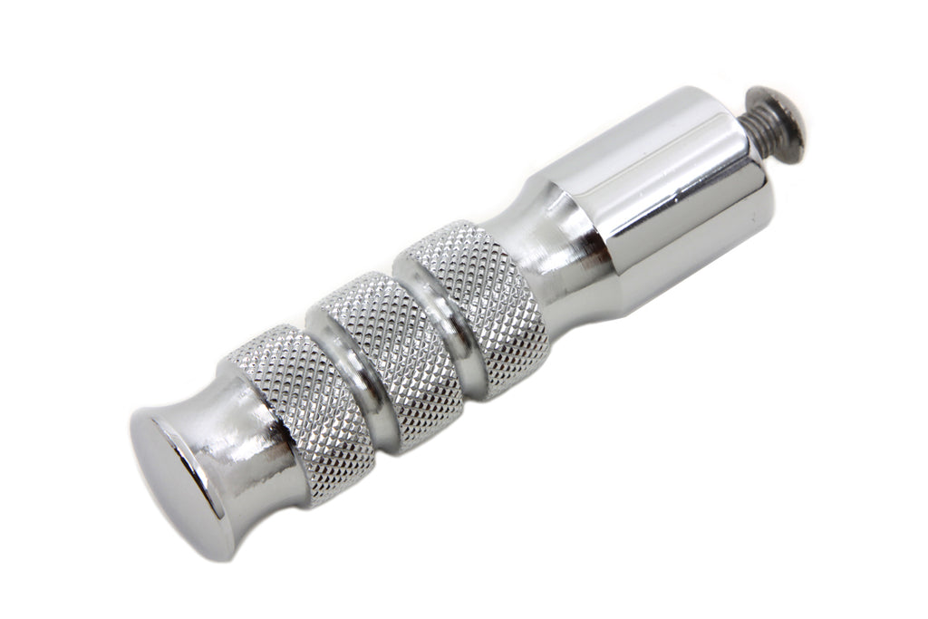 Chrome Convex Knurled Shifter Peg