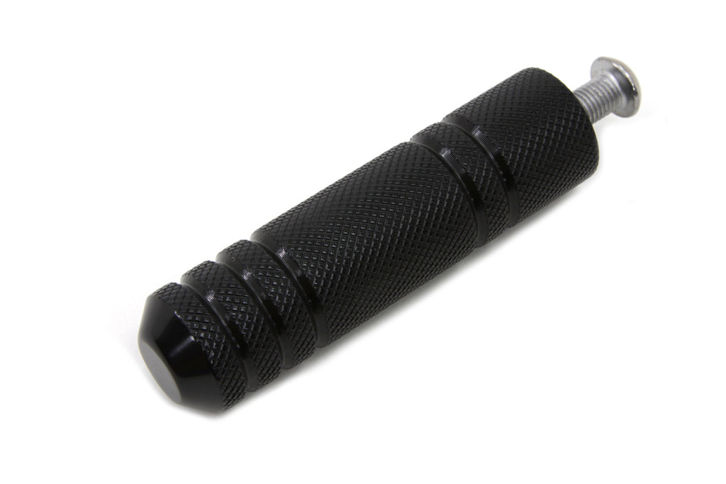 Black Knurled Five Grooved Shifter Peg