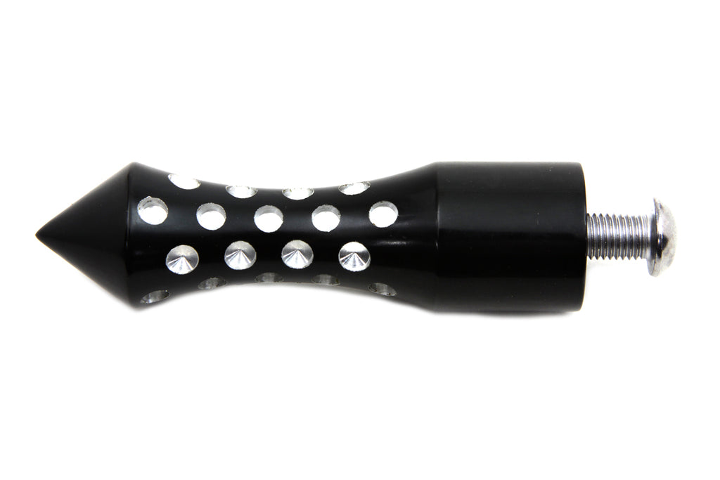 Black Agostinni Shifter Footpeg Spike Style