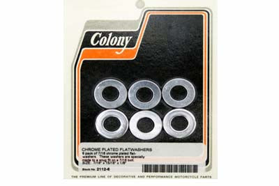 Chrome Flat Washer 7/16