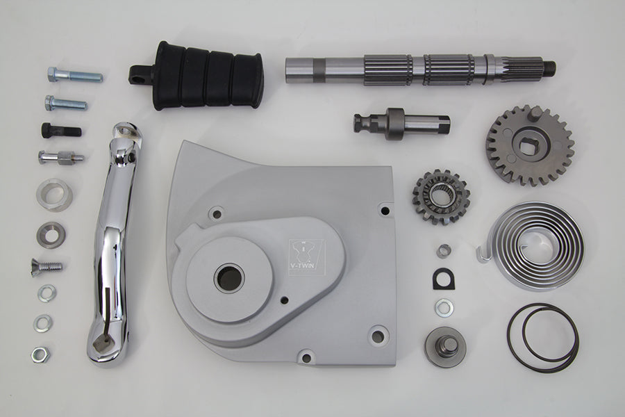Kick Starter Conversion Kit Alloy Finish