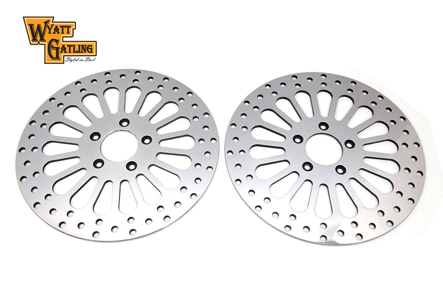 11.8 Wyatt Gatling Front Brake Disc Set 18 Spoke Style