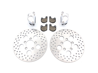 Front Dual Disc Calipers and 10 Disc Kit