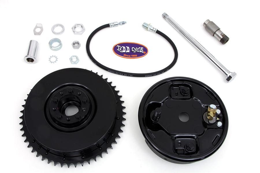 Rear Brake Drum Assembly Black