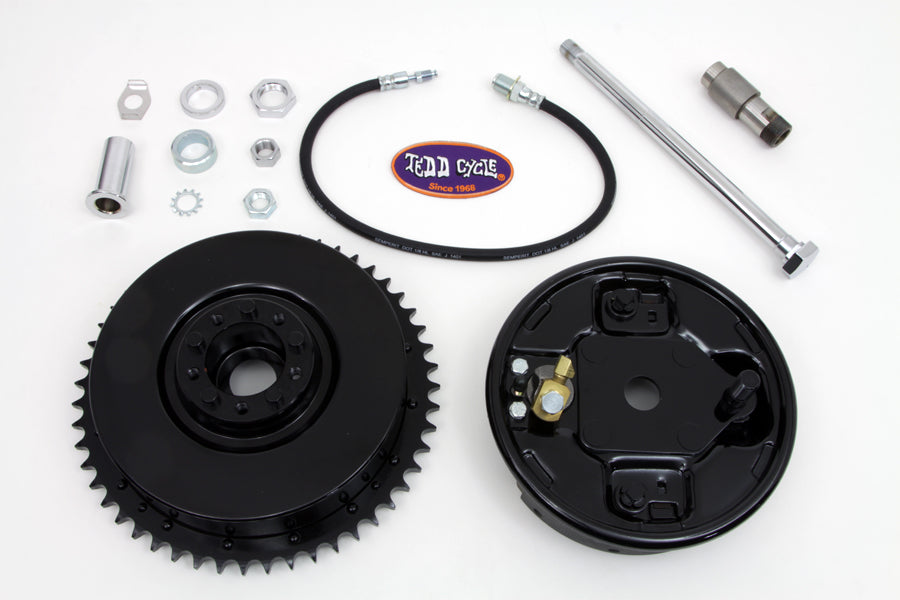 Rear Brake Drum Assembly Black