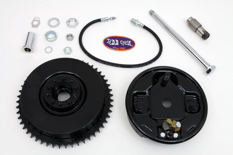 Rear Brake Drum Assembly Black
