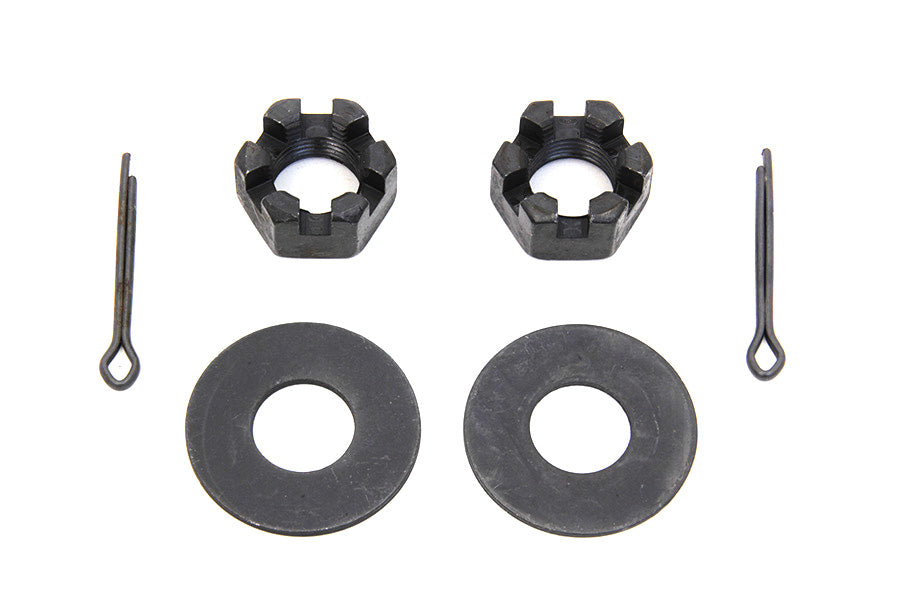 Rear Axle Nut and Lock Kit Parkerized