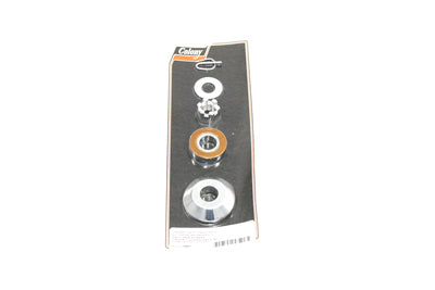 Front Axle Spacer Kit Smooth Style Chrome