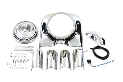 7 Headlamp Cowl Kit Chrome