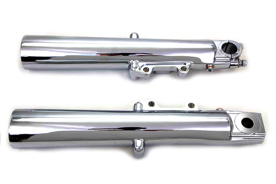 Chrome 41mm Lower Fork Slider Set