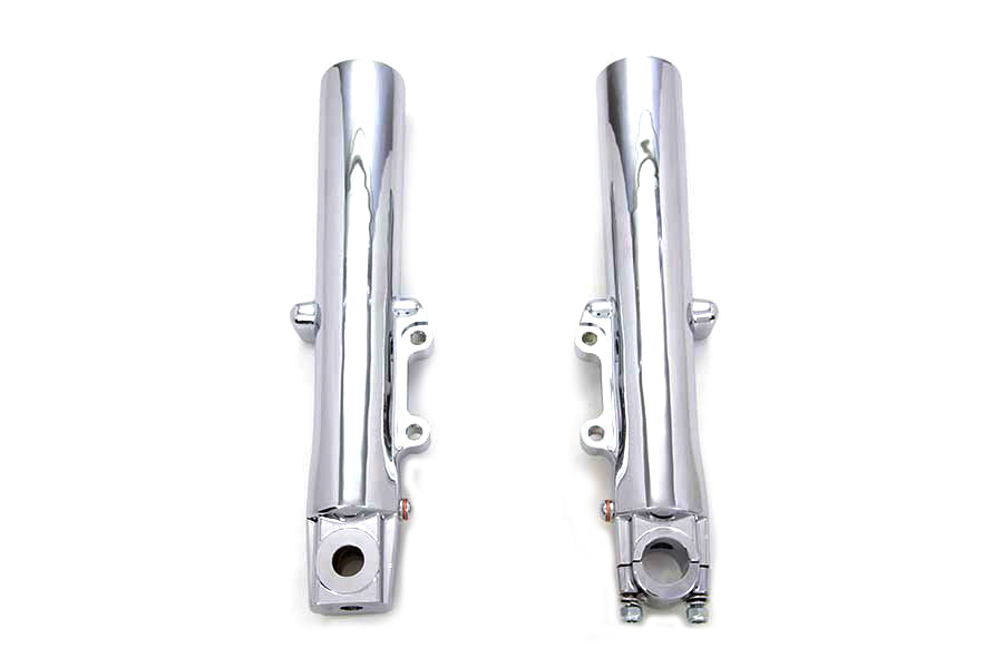 Chrome 41mm Lower Fork Slider Set