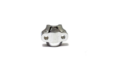 Chrome Fork Slider Axle Cap Left Side