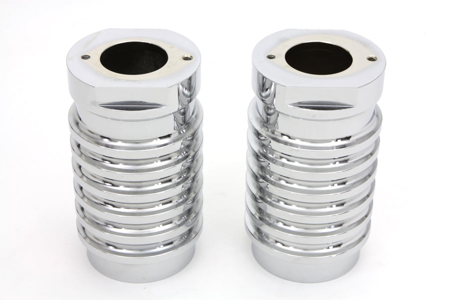 Chrome Fork Slider Cover Set