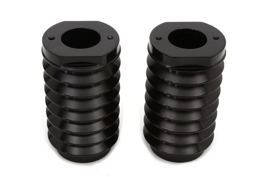 Black Fork Slider Cover Set Bellowed Style