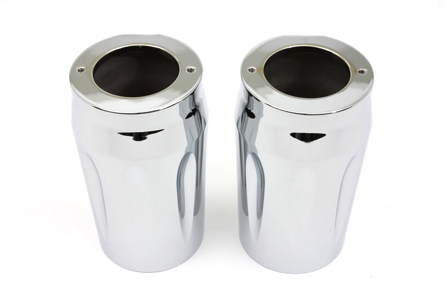 Chrome Fork Slider Cover Set