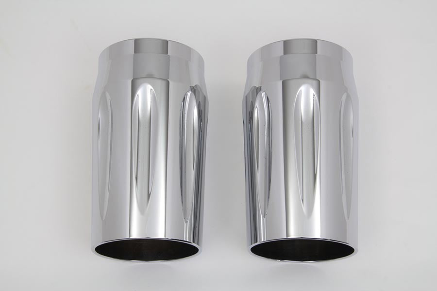 Chrome Fork Slider Cover Set