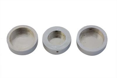 39mm Fork Stem Nut Cover Chrome Dome Style