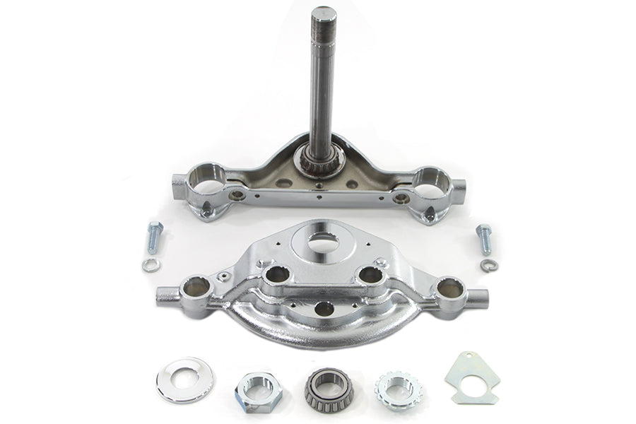 Replica Forged Steel Triple Tree Set Chrome