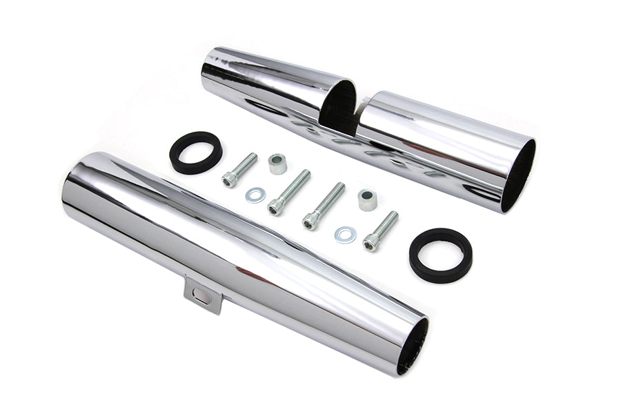 Chrome 39mm Fork Shrouds