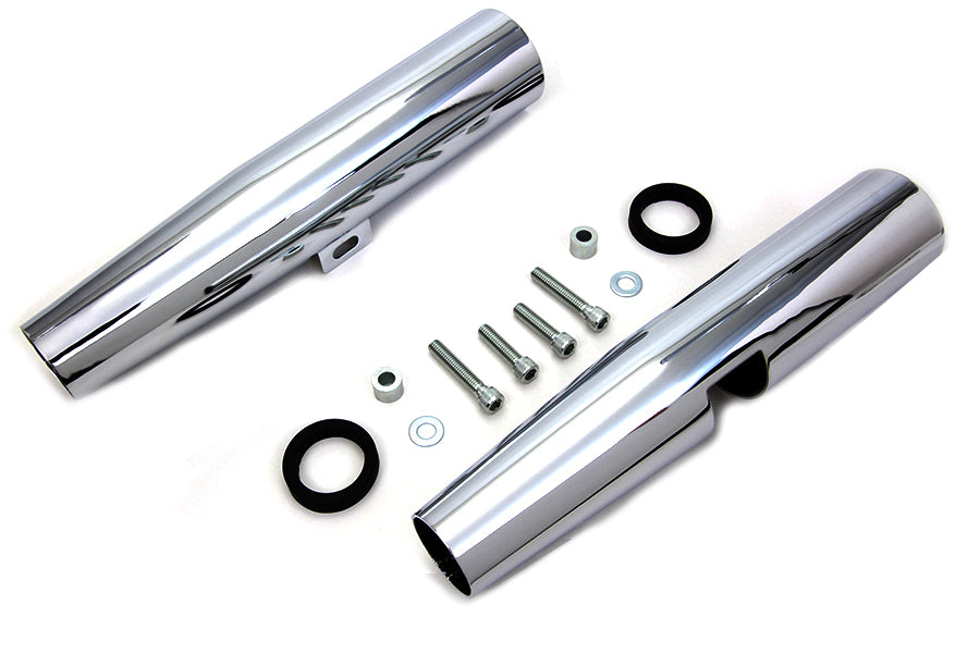 Chrome 39mm Fork Shrouds