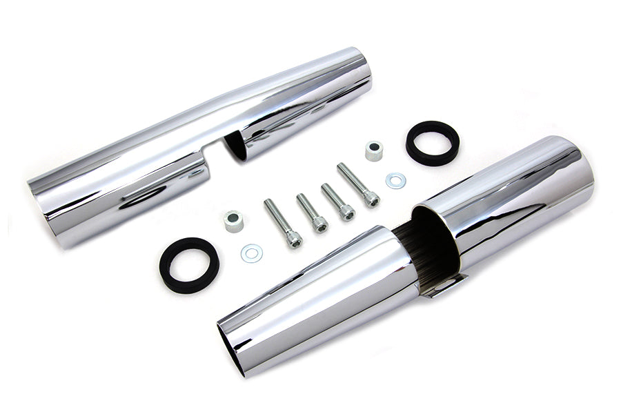 Chrome 39mm Fork Shrouds