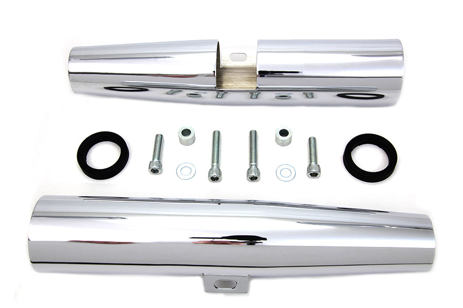 Chrome 39mm Fork Shrouds