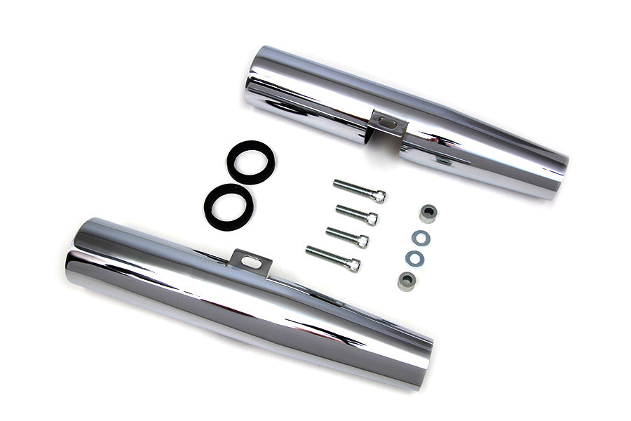Chrome 39mm Fork Shrouds