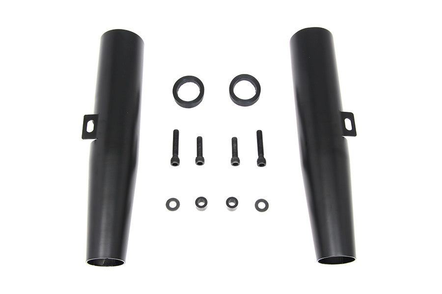 Black 39mm Fork Shrouds