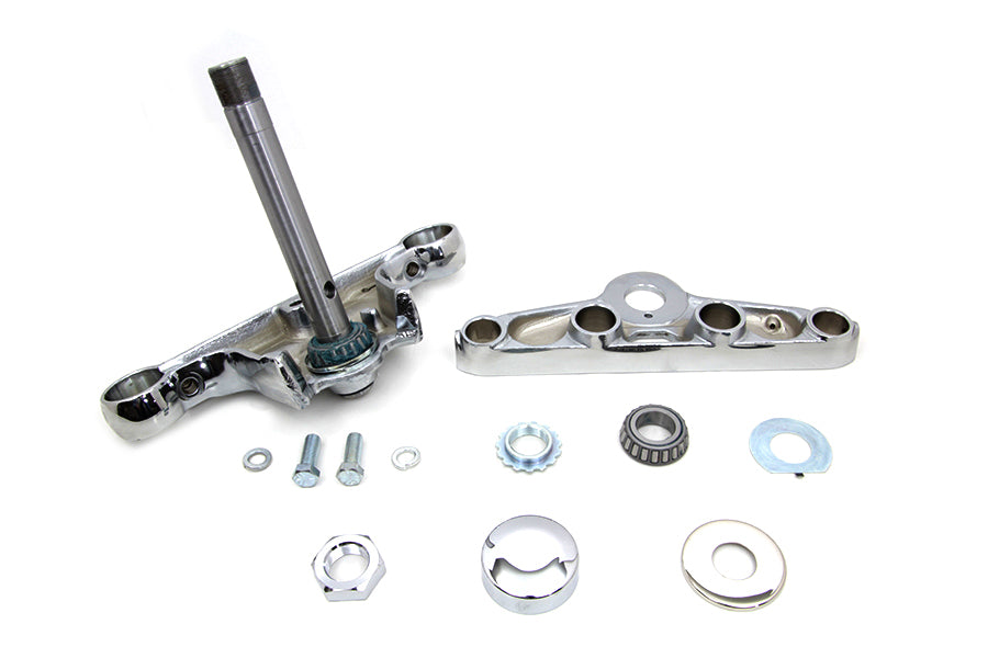 Replica Forged Steel Triple Tree Set Chrome