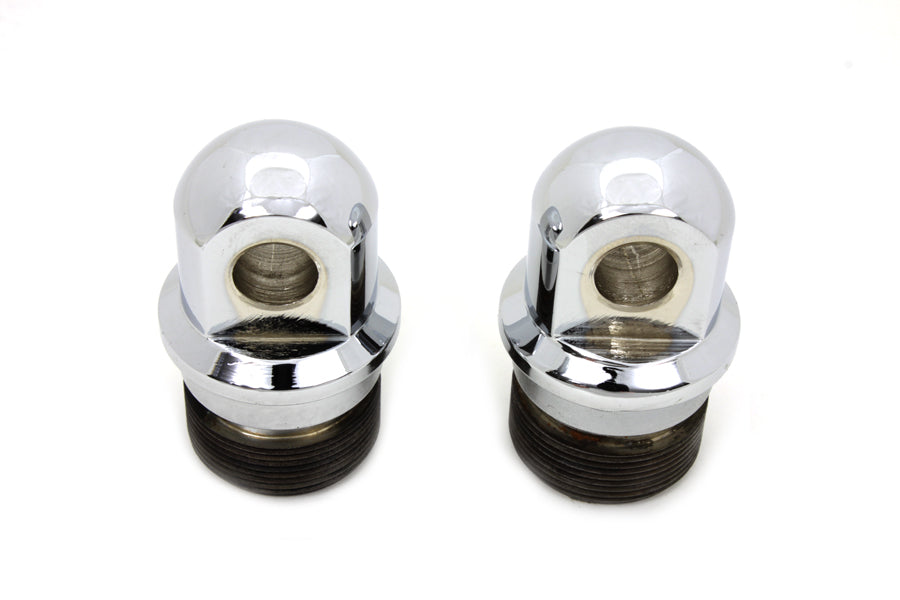 Chrome Fork Tube Plug Set