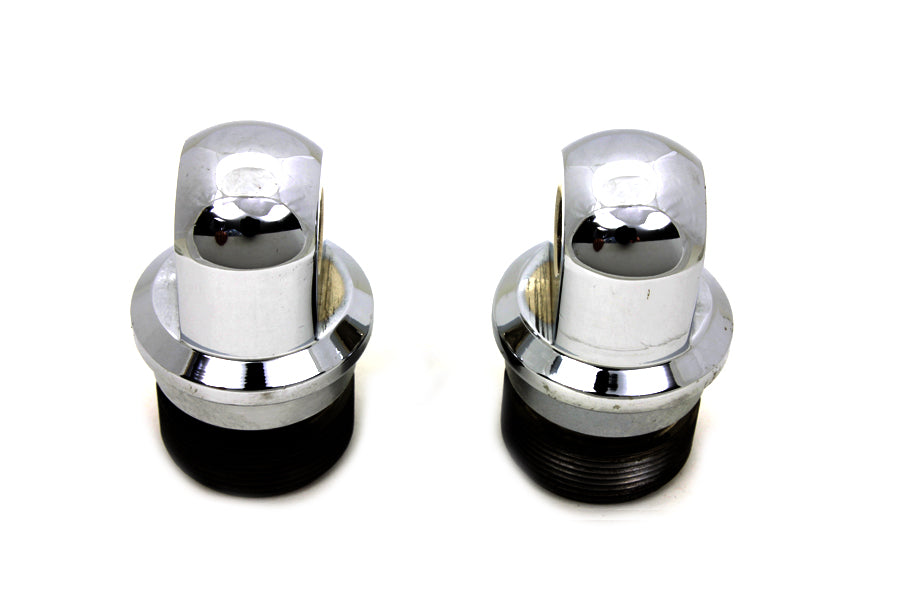Chrome Fork Tube Plug Set