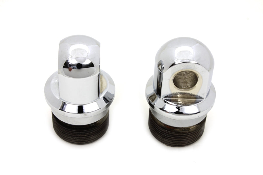 Chrome Fork Tube Plug Set