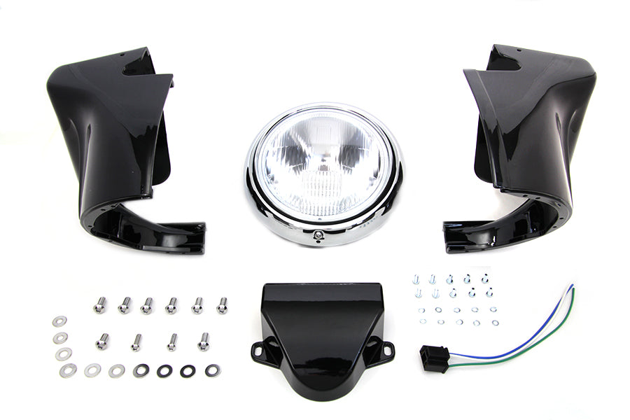 7 Headlamp Cowl Kit Black