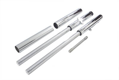 Billet Mega Fork Slider Set Chrome