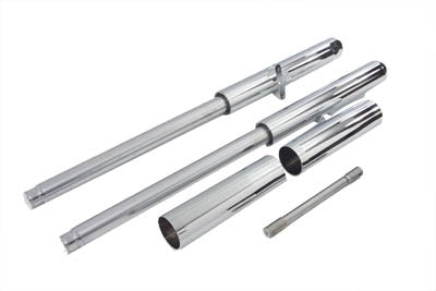 Billet Mega Fork Leg Set Chrome