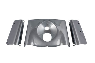 Fork Cover Kit Smooth Style Chrome