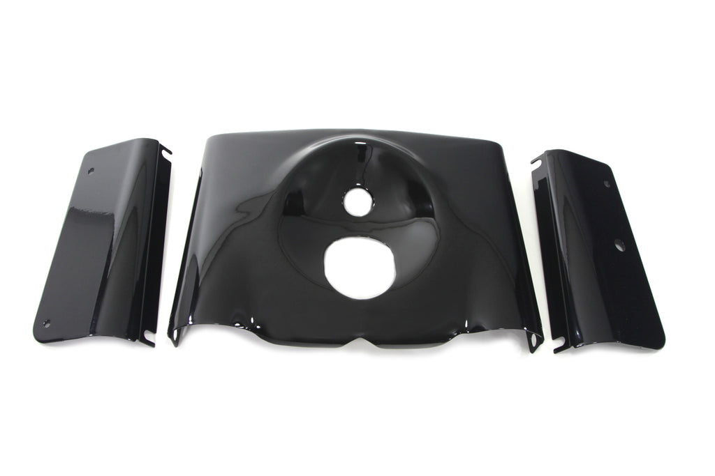 Fork Cover Kit Smooth Style Black