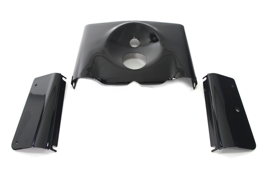Fork Cover Kit Smooth Style Black