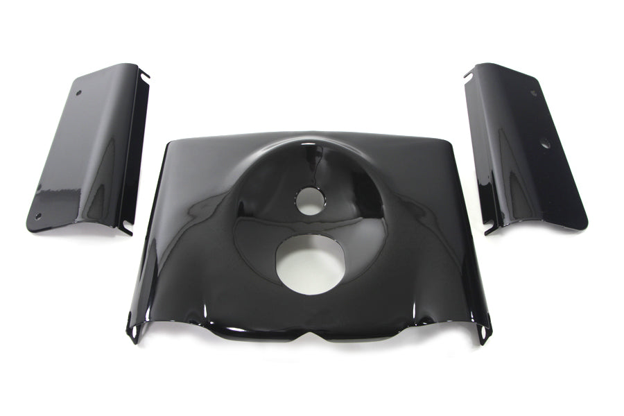 Fork Cover Kit Smooth Style Black