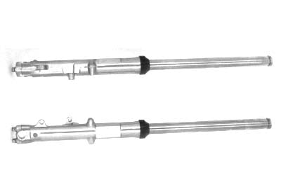 Harley Davidson 1977-83' FX, XL 35mm Dual Disk Fork Tube Assembly with Chrome Sliders