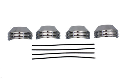 35mm Chrome Fork Boot Cover Set