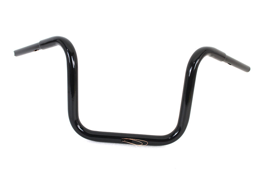 12 Fat Ape Handlebar with Indents Black