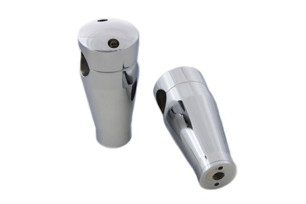 Chrome Wide Glide 4 Riser Set